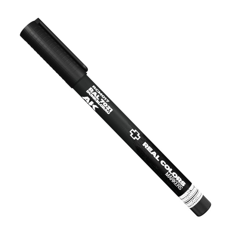 AK Real Color Marker - Dark Grey/Dunkelgrau RAL7021