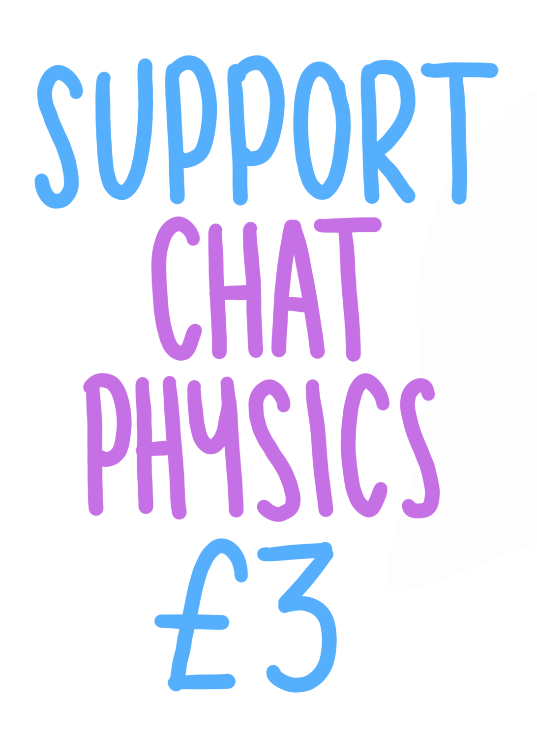 Support Chat Physics £3 Support Chat Physics £3