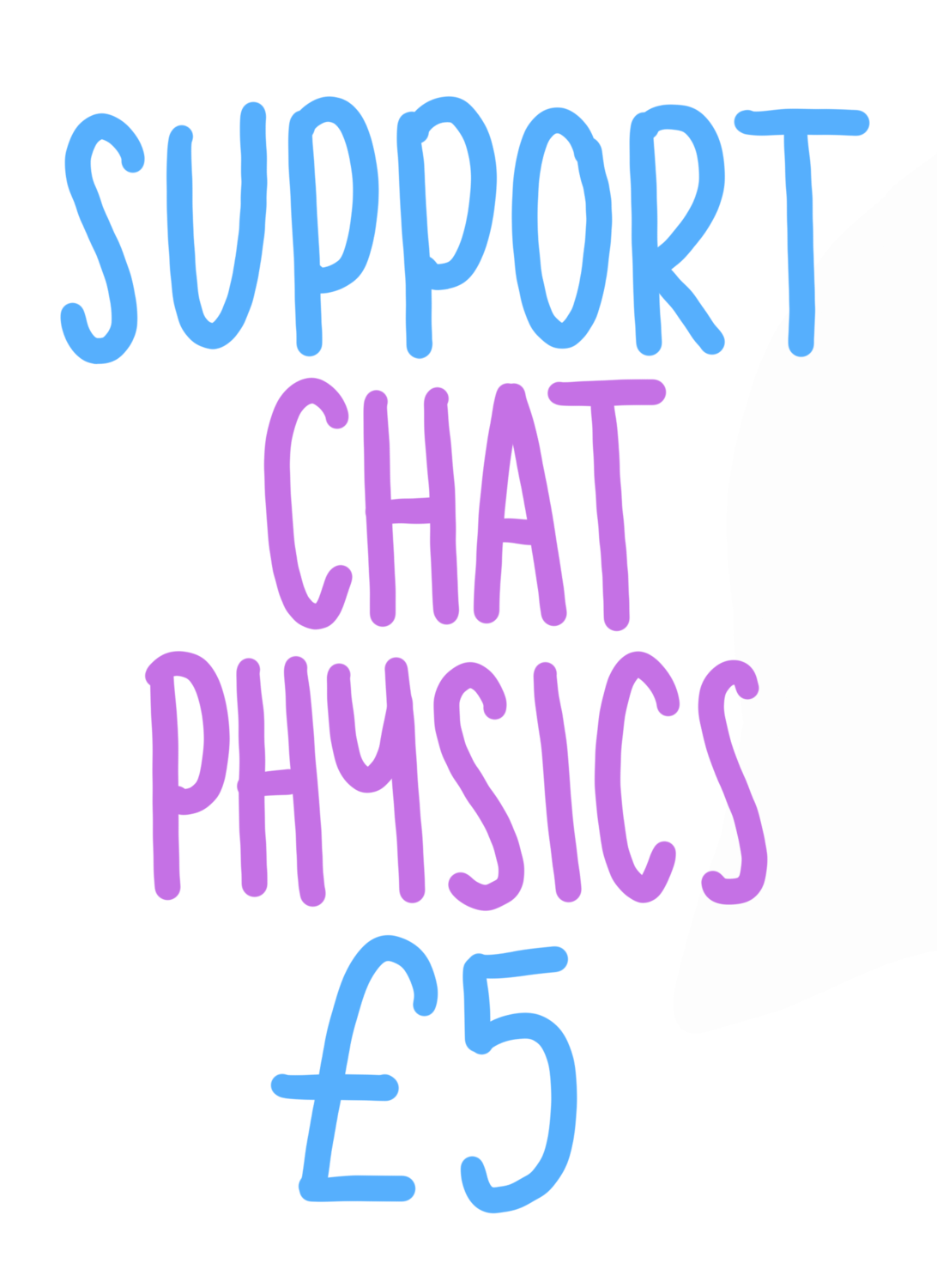 Support Chat Physics £5