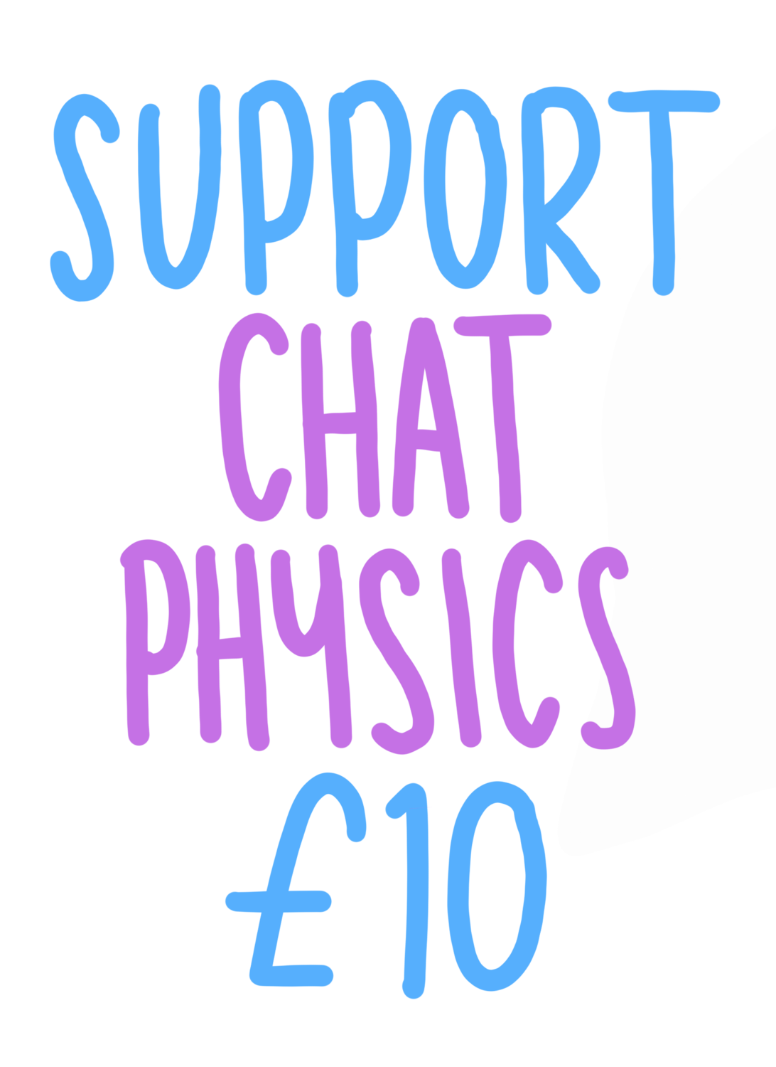 Support Chat Physics £10 Support Chat Physics £10