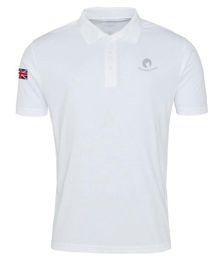 Peninsula Living British Links Polo shirt, Colour: White