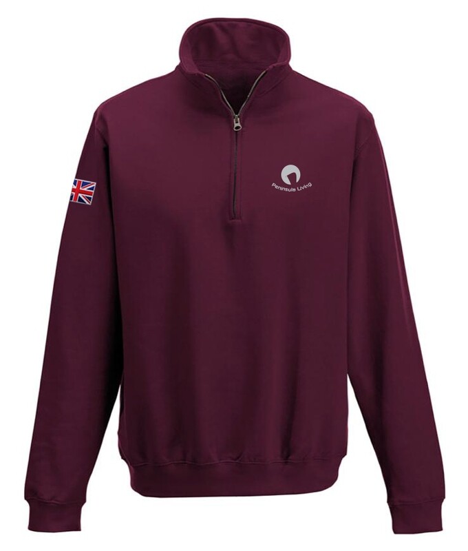 Peninsula Living British Links 1/4 Zip Sweatshirt