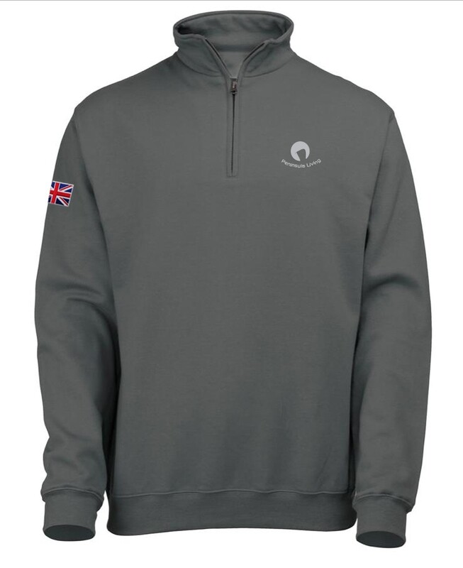 Peninsula Living British Links 1/4 Zip Sweatshirt