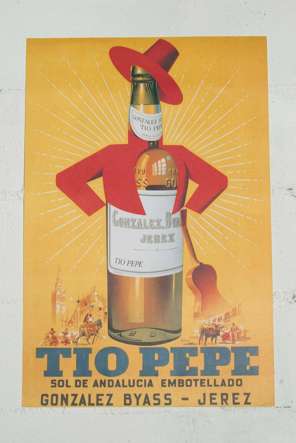 Classic Poster/ Cartel "Tío Pepe" años 50