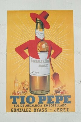 Classic Poster/ Cartel "Tío Pepe" años 50