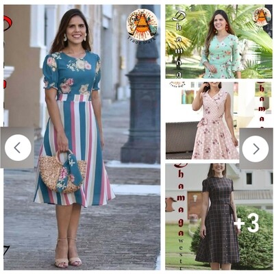 Dhamaga Women midi dress