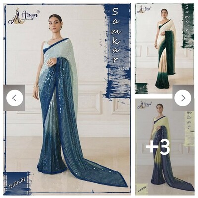 Samkar Georgette Saree