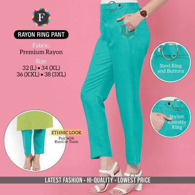 Ladies Rayon Ring Pant