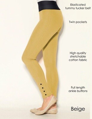 Swahili Ladies Tummy Tucker Pant with Pocket