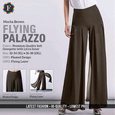 Latest Design ladies Palazzo with flying layer