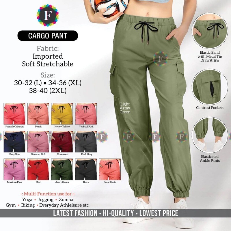Ladies Cargo Pants