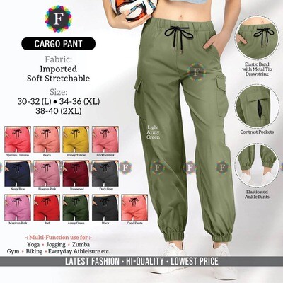 Ladies Cargo Pants
