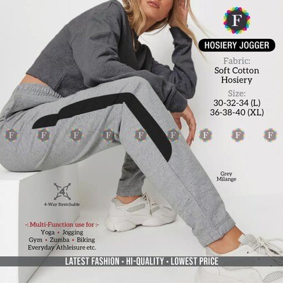 Hosiery Jogger pants with pocket