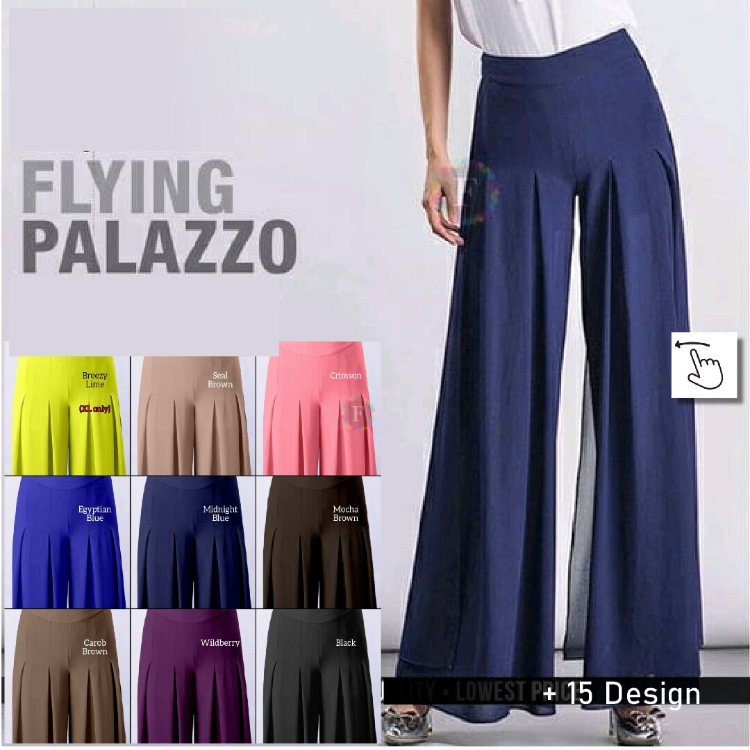 Latest Design ladies Palazzo with flying layer