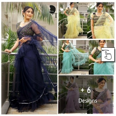 Arya Teetali Softnet Fancy Saree