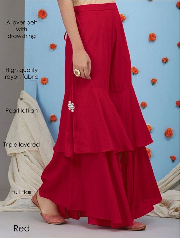 Swahilli  Ladies Truffle Sharara