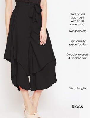 Swahili Rayon Double Culotte with two pocket