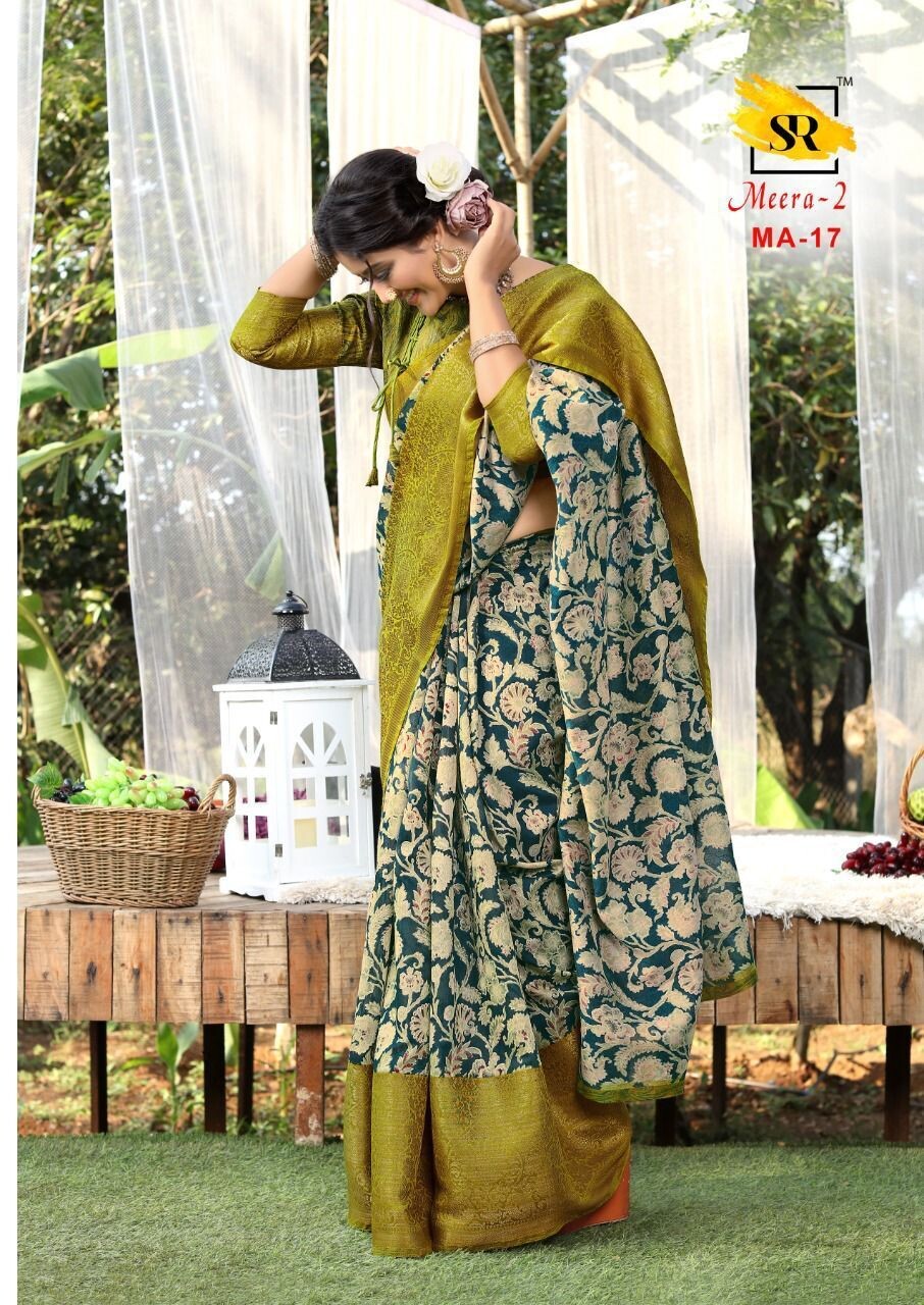 SR Soft Cotton Silk Saree, Design No.: MA-17