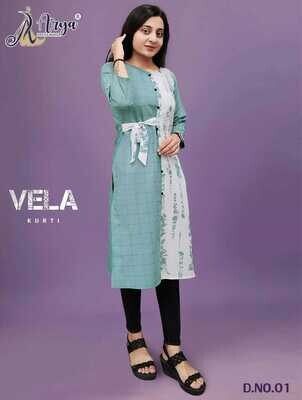 Arya Vela Straight Fancy Kurti