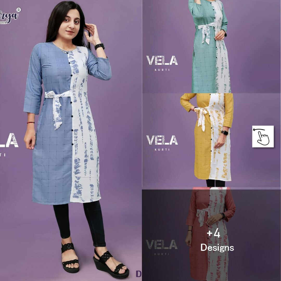 Arya Vela Straight Fancy Kurti