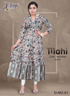 Mahi western long kurti