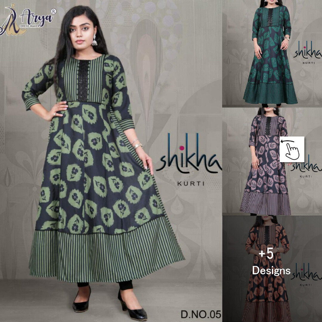 Shikha fancy long maxi dress kurti