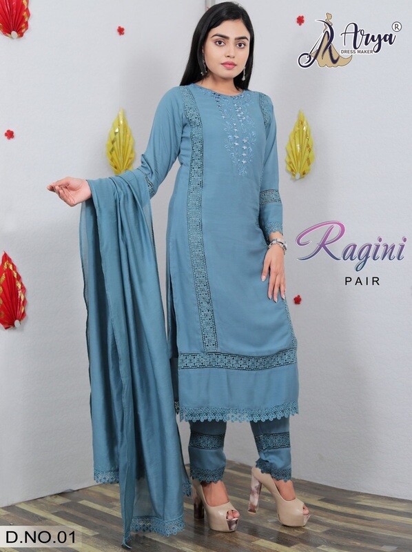 Ragini cotton kurti set with dupatta