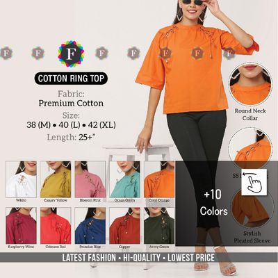 Women Cotton Ring Top