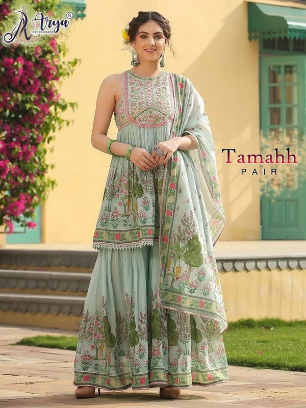 Tamahh Sharara pair with Dupatta