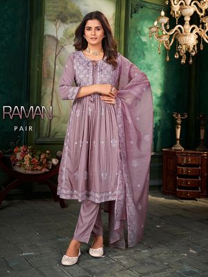 Raman Muslin kurit pair with dupatta