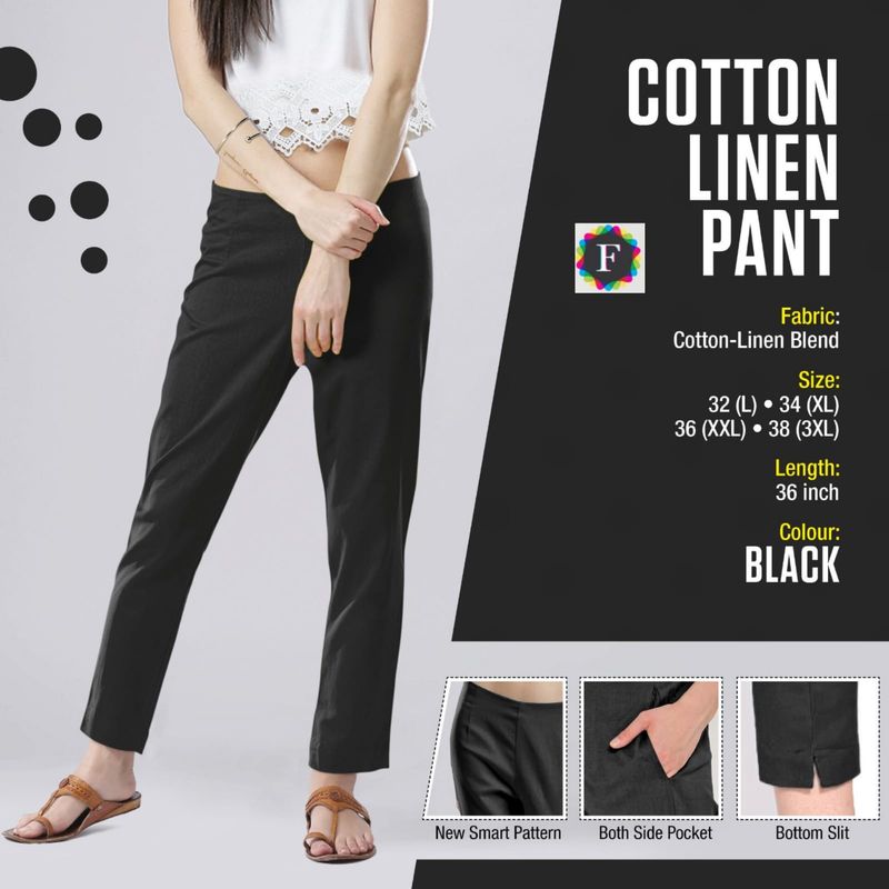 Hi Fashion Ladies Linen pants