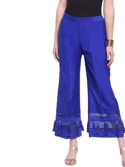 Hi fashion Cotton Silk Stripe Palazzo