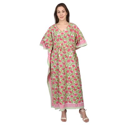 Cotton Hand block print Kaftan/Caftan