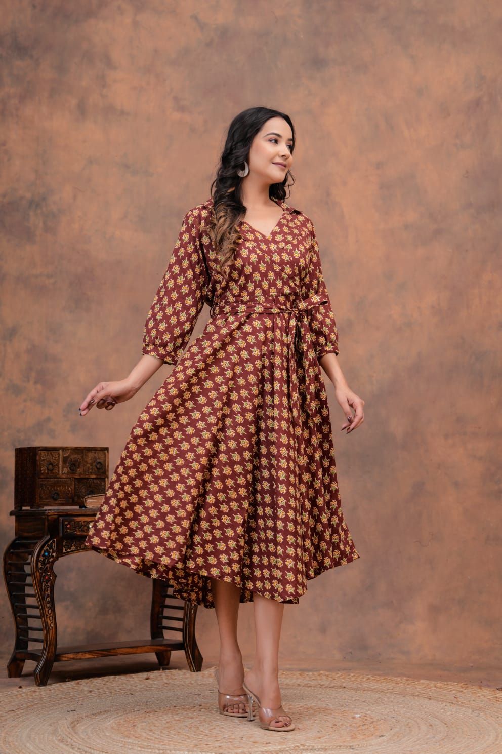 Exclusive Pure Cotton Printed Jaipuri Kurtis, With Umbrella Cut