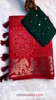 Pure Dola Silk Saree with Jacquard Border