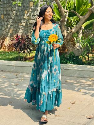 Misty Fancy Long western Dress