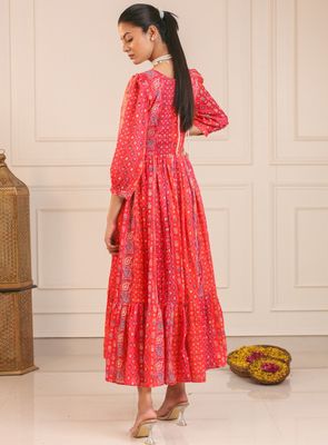 Kali Soft Muslin Anarkali Gown
