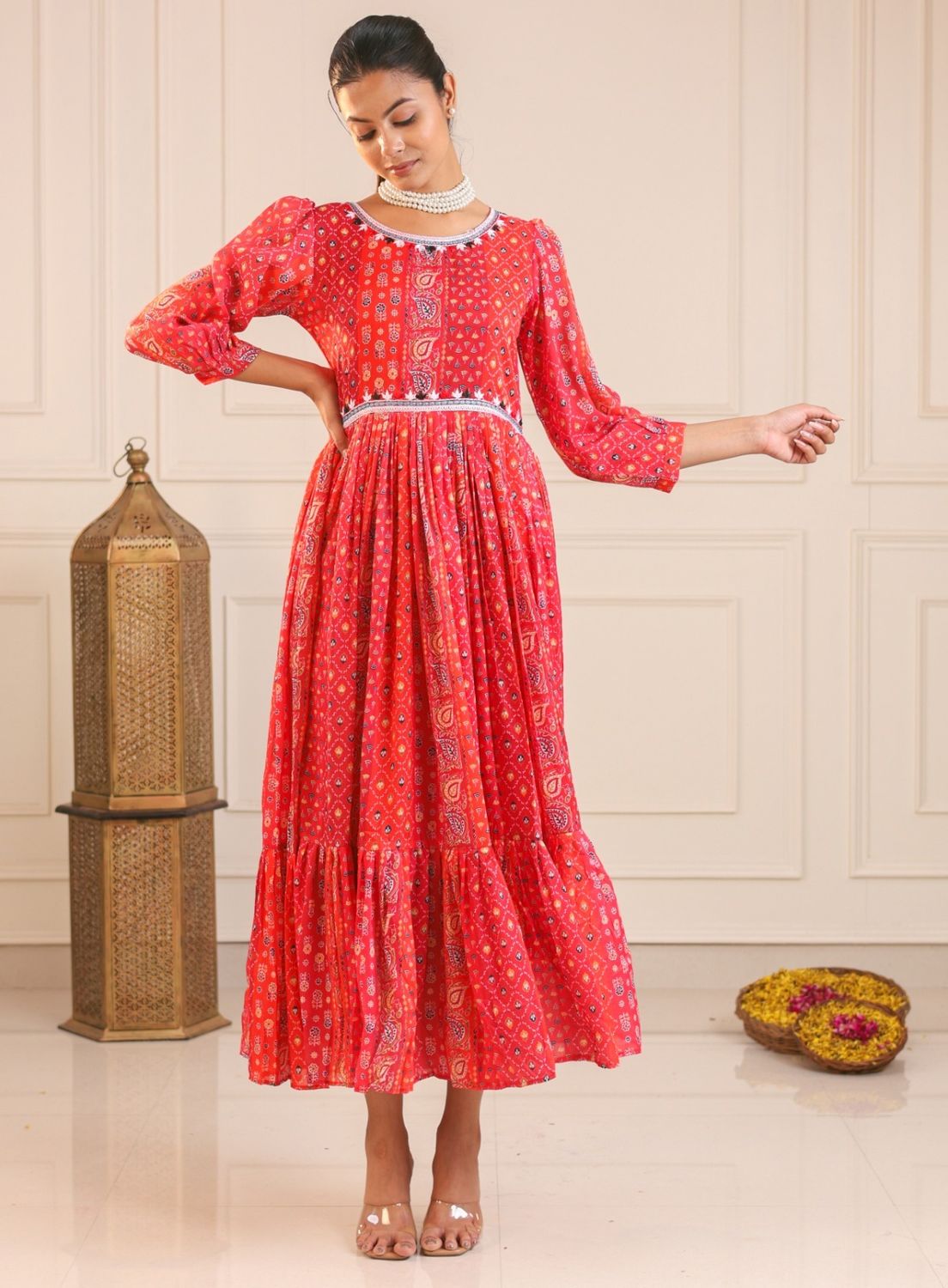 Kali Soft Muslin Anarkali Gown