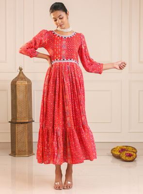 Kali Soft Muslin Anarkali Gown