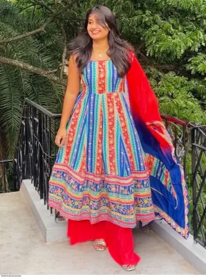 Pari Kurti Plazzo Dupatta Set