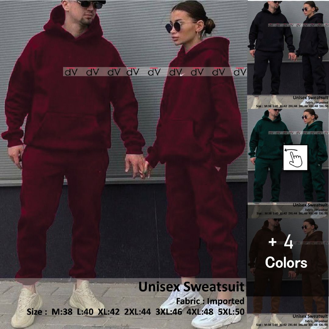 Unisex Woolen Sweatsuit | Hoodie &amp; Jogger Set
