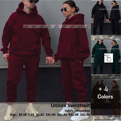Unisex Woolen Sweatsuit | Hoodie &amp; Jogger Set