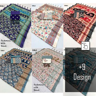 Pashmina Kashmiri Saree With Winter Shawl Set | Citizenalley