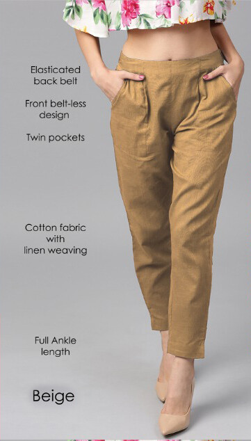 Swahili Weekday  Ladies Pant with Pockets