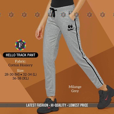 Hello Ladies Track Pant with 2 cross pocket