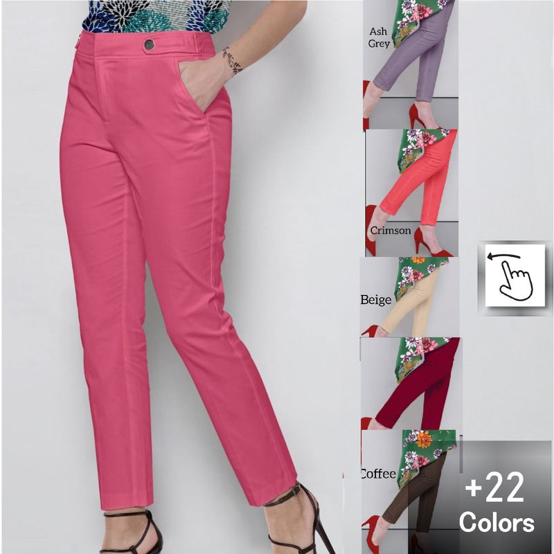 Paradise Cotton Ladies pants available in plus size
