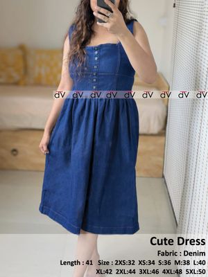 Cute Denim Dress | XS to Plus Size | CitizenAlley