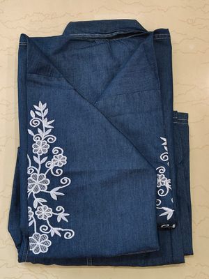 Denim Embroidery Co-ord Set for Women | XS to Plus Size