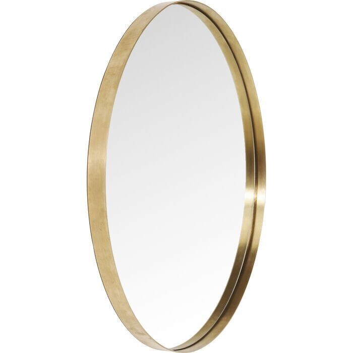 KARE DESIGN - Spiegel Curve Round Brass Ø100cm