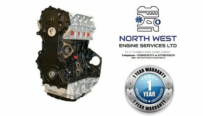 Vauxhall Movano B 2018 Euro 6 Type > M9T702 / 706 / 716 Bare Reconditioned Bi Turbo engine 2.3 dci